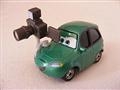 Cars Disney Pixar Mattel: DASH BOARDMAN #137 +videocamera